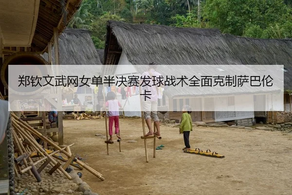 郑钦文武网女单半决赛发球战术全面克制萨巴伦卡
